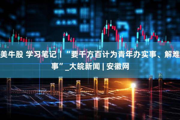 美牛股 学习笔记丨“要千方百计为青年办实事、解难事”_大皖新闻 | 安徽网