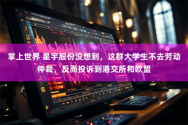 掌上世界 星宇股份没想到，这群大学生不去劳动仲裁，反而投诉到港交所和欧盟